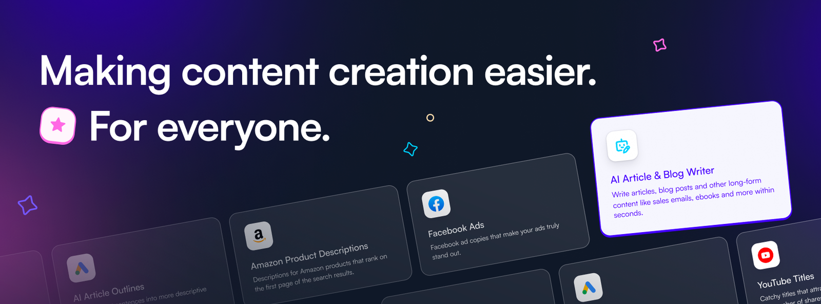 Writesonic is a powerful AI story generator that can help you create engaging stories and narrative outlines quickly and easily.